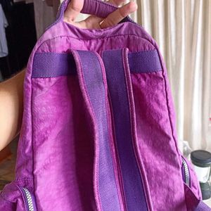 Purple Kipling Backpack