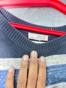 Men's Striped Knit Sweater