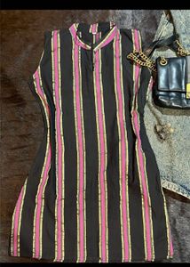 Stylish Striped Ethnic Kurta