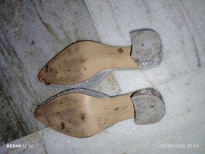 Sparkling Embellished Pointed Toe Mules