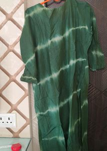 Tie Die Kurti With Dupatta