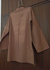 Men's Pastel Brown Kurta