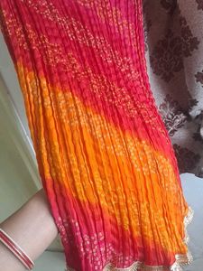 bandhani multi duppta for navratri