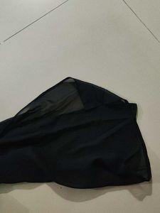 Black One shoulder mini dress