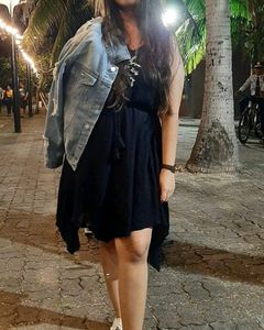 Black Dress Forever 21 Large