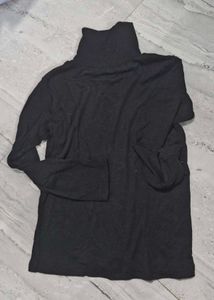 Black Turtleneck Top