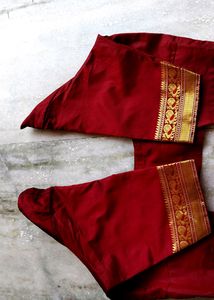 Peacock Design Saree With Stitching Blouse