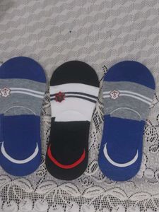Comfortable No-Show Socks (Set of 3)