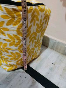 💝✨Stylish Leaf Print Storage Ottoman