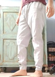 Adidas Grey Logo Sweatpants Jogger For Men