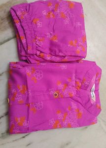 💜🩷Megenta Pink Kurta Set