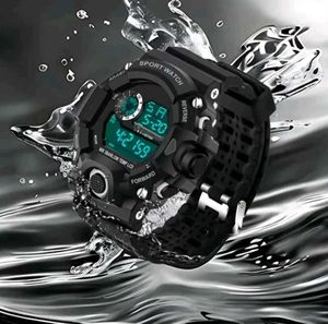 Sporty Digital Wristwatch