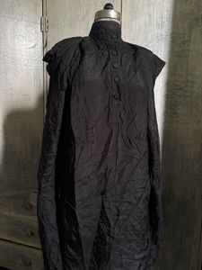 Elegant Black Kurta with High Neck