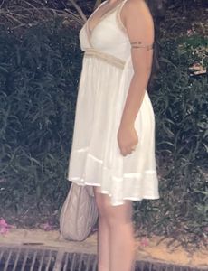 Off White Mini Dress