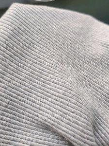 Grey Ribbed Casual Midi Dress | chic style