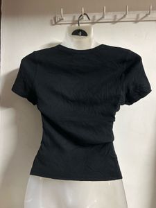 Alexander Wang Black Rhinestone Top