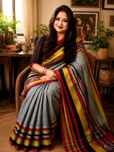 🌈 Rangrekha Handloom Saree