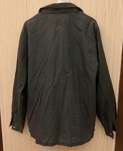 Classic Black Collared Button-Up Shirt