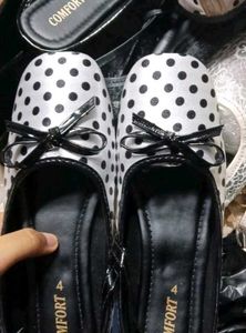 Cute Polka Dot Ballet Flats