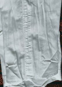 Men's White Cotton Shirt
