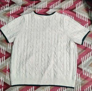 Cozy Cable Knit V-Neck Sweater