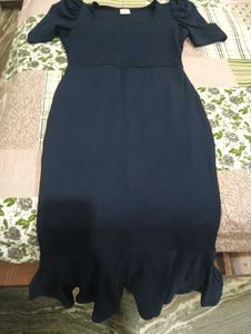 Elegant Navy Blue Dress