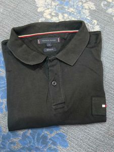 Tommy Hilfiger Men's Black Polo Shirt