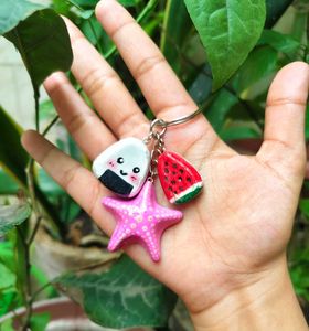 Cute Foodie Keychain