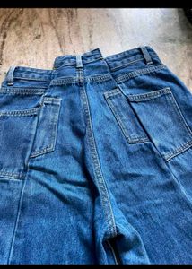 Stylish High-Waisted Wide-Leg Jeans