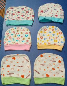 Baby Caps - Pack of 6