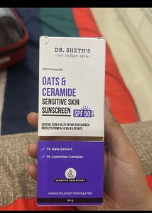Dr. Sheth's Oats &amp; Ceramide Sunscreen SPF 50