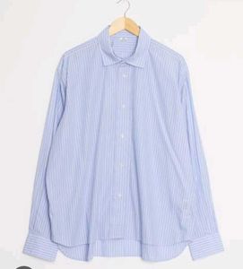 Classic Blue Striped Button-Down Shirt