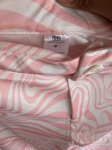 Pink Swirl Print Pants