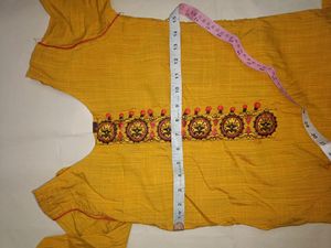 Mustard Yellow Kurti