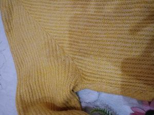 Cute Yellow Knit Cardigan