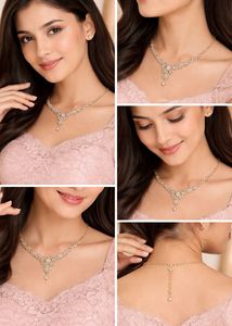 Elegant Rhinestone Cute Necklace Unused