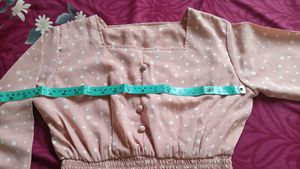 Pink Polka Dot Co Ord Jumpsuit