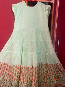 Long Frock Light green