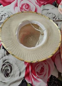 Charming Woven Sun Hat with Cute Ribbon
