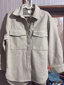 oversized women Shirt Style coat