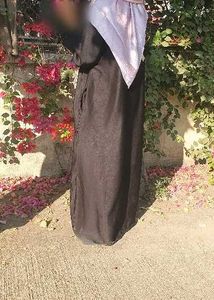 Elegant Black Abaya with pockets