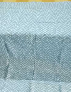 Unstchd Light Blue Chikankari suit piece