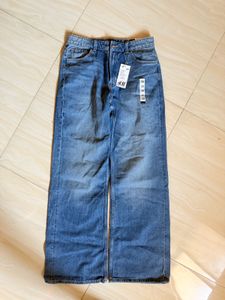 H&M Wide Leg Blue Jeans