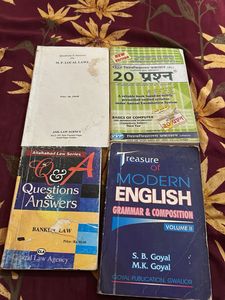 set of 4 booksLaw & Computer Textbooks