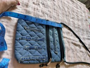 Denim Crossbody Bag