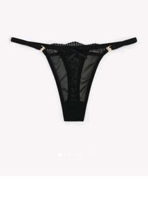Sexy Black Lace Thong Panty