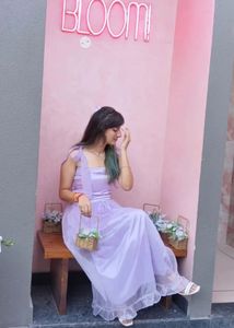Selling my Custom Burthday Lavender Maxi Dress