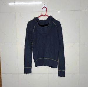 Nike Navy Zip-Up Hoodie