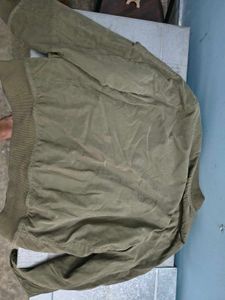 Olive Green Bomber Jacket