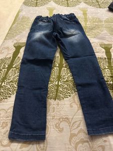 Distressed Denim Jeans